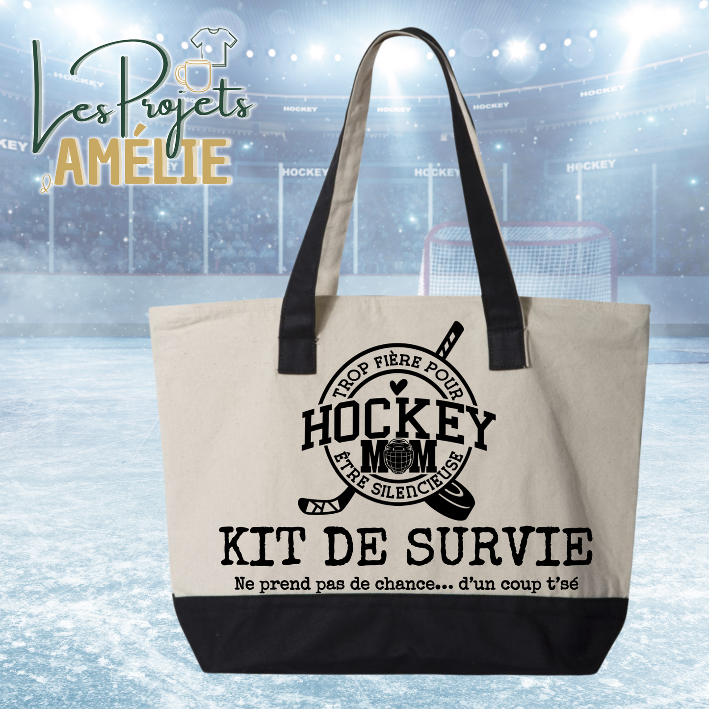 Le sac « Kit de survie – Hockey Mom »