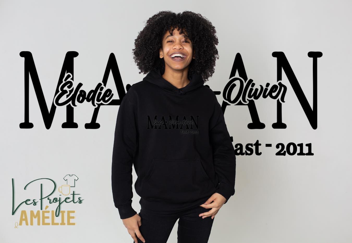 Hoodie Maman personnalisé