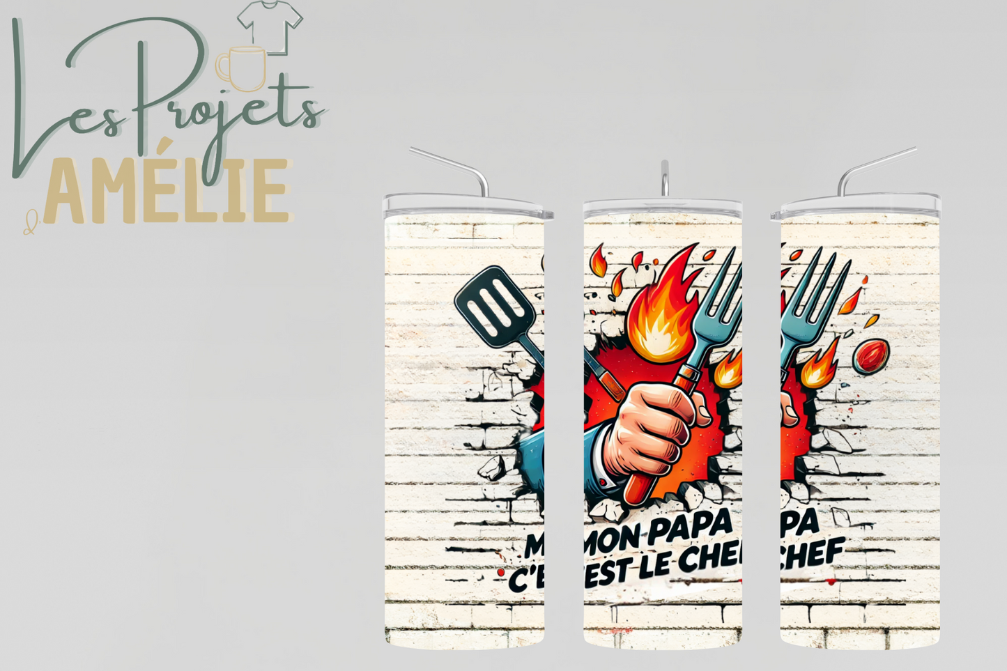 Tasse isotherme – Papa c’est le chef