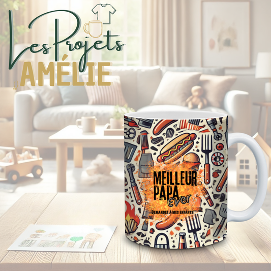 Tasse en céramique 15 oz – Papa BBQ