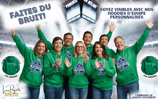 Hoodie d'équipe – Version Personnalisée