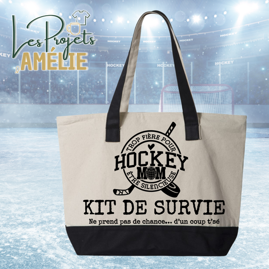 Le sac « Kit de survie – Hockey Mom »