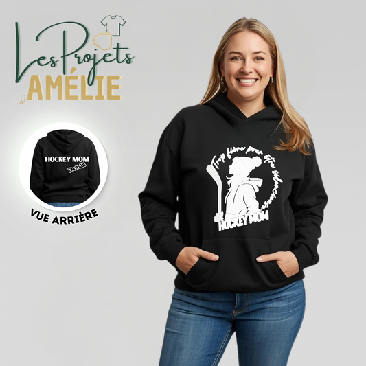 Affichez votre fierté de maman de hockey avec style !