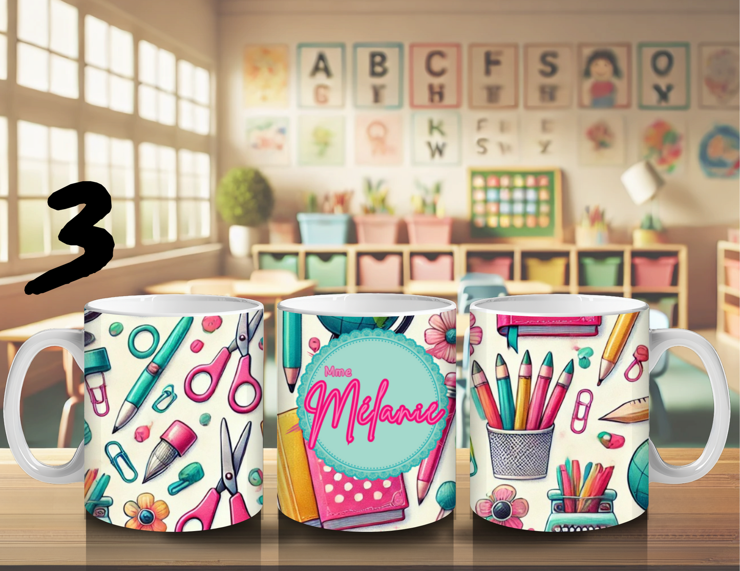 Tasse personnalisée pour professeur