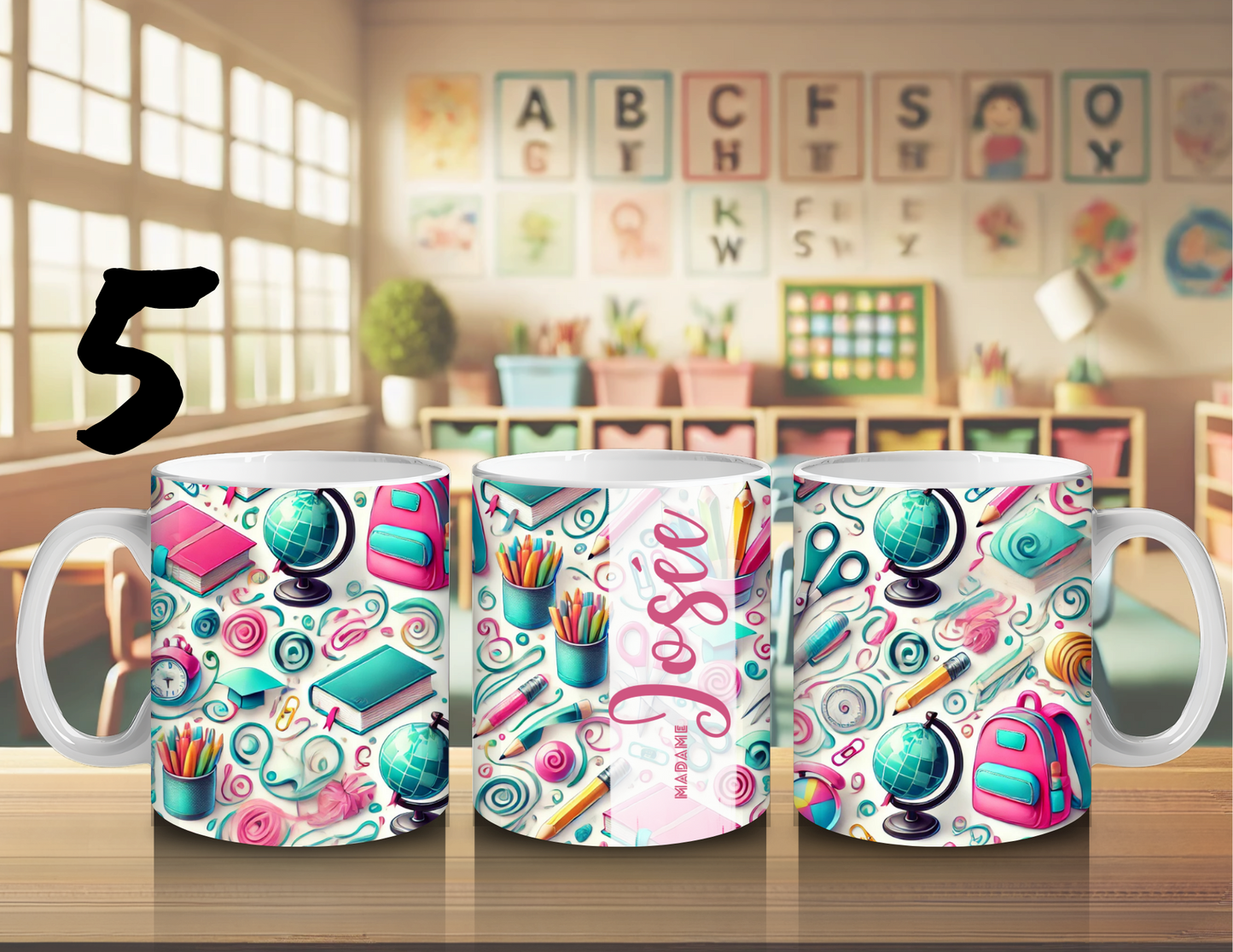 Tasse personnalisée pour professeur