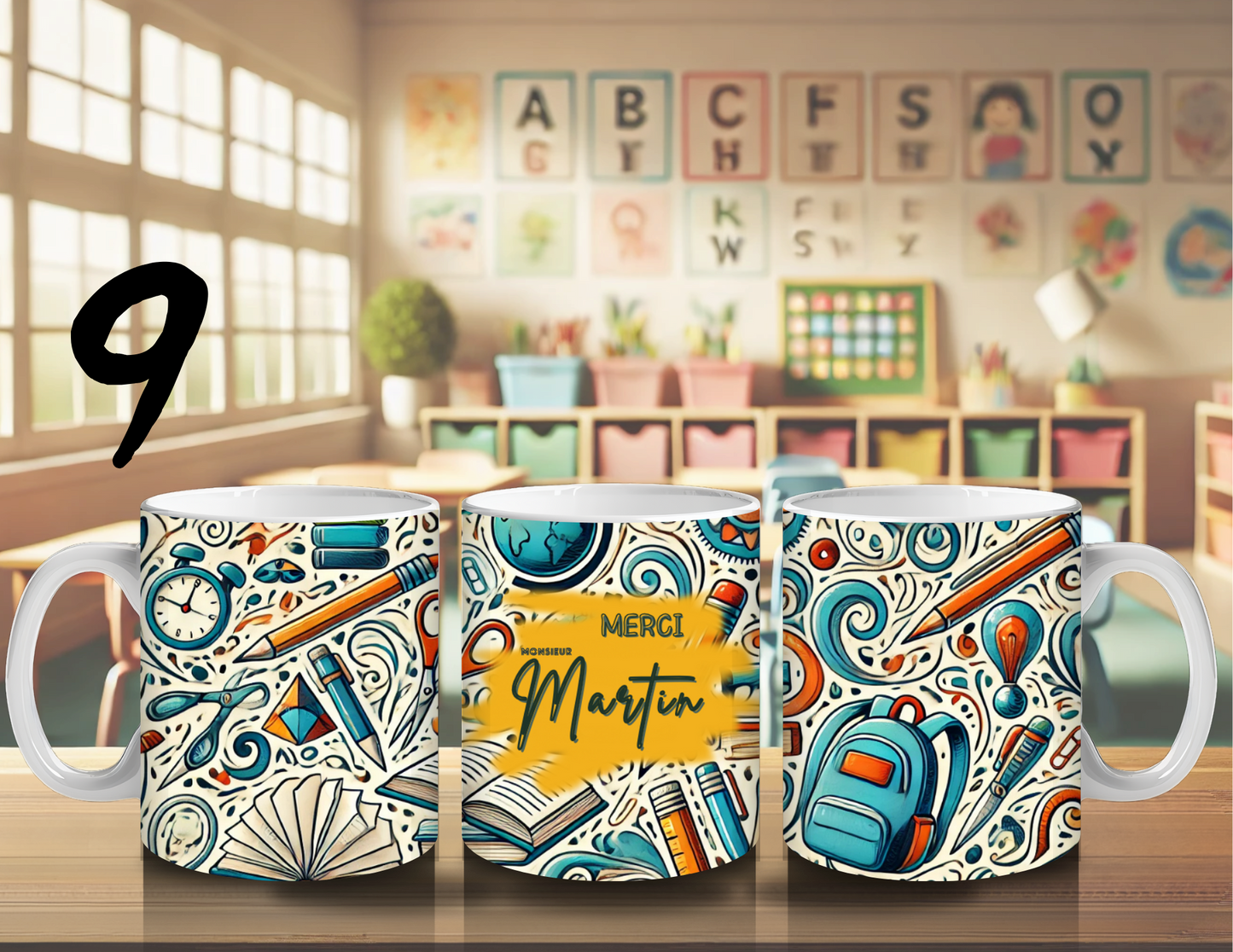 Tasse personnalisée pour professeur